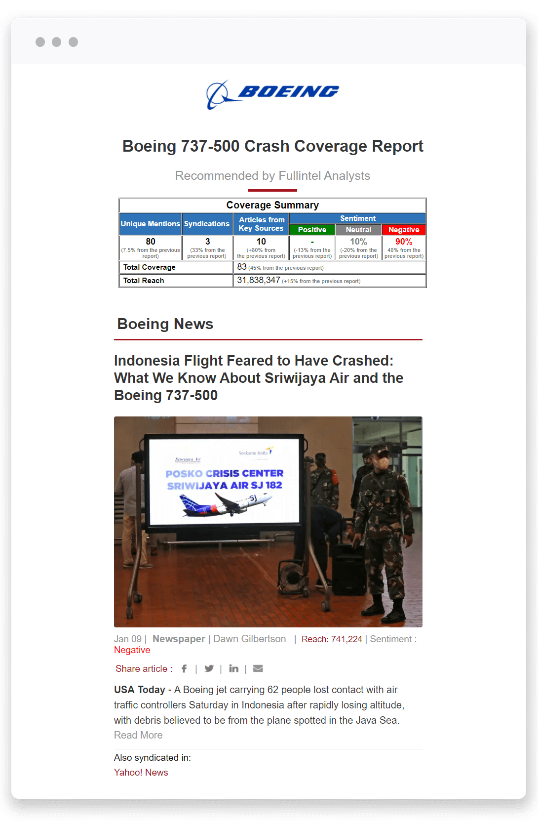 RCC Crisis Coverage Report RCC Crisis Coverage Report