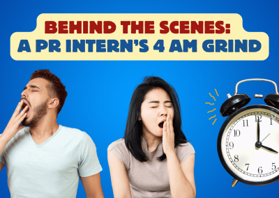 4 AM PR Intern Blog Header Image