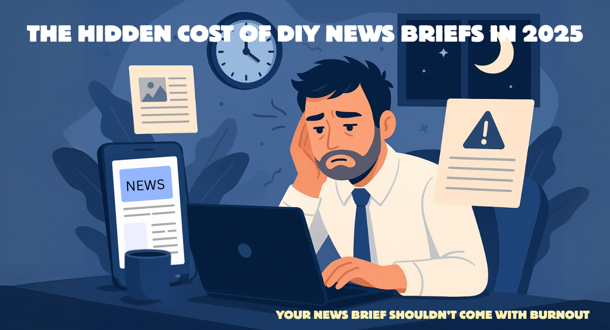 Hidden Cost of DIY News Briefs in 2025