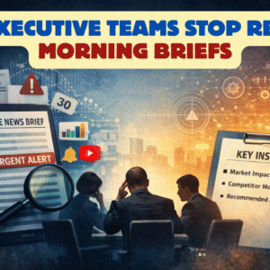 Why Executive Teams Stop Reading Morning Briefs