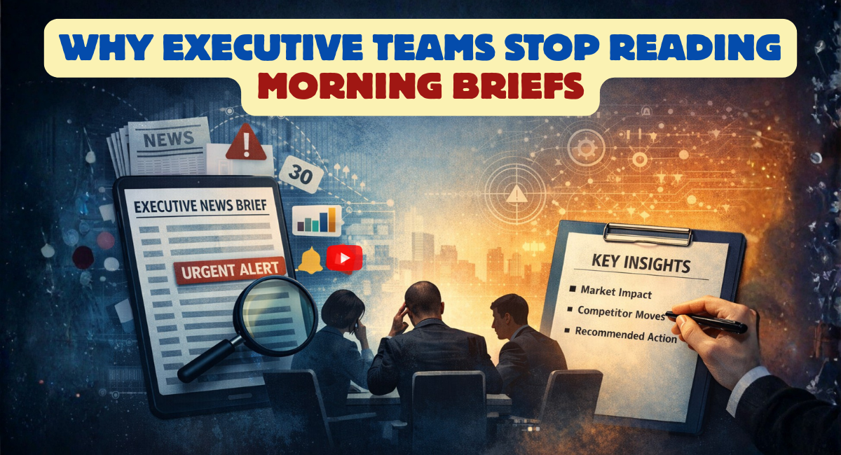 Why Executive Teams Stop Reading Morning Briefs