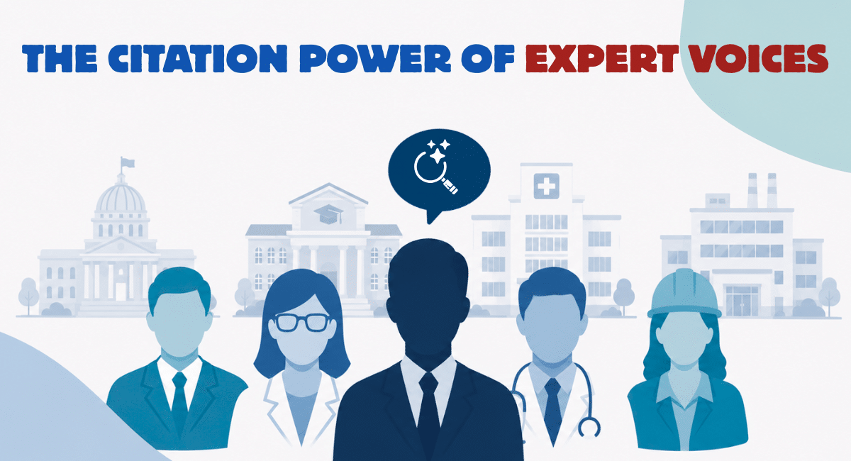 expert voices AI citation